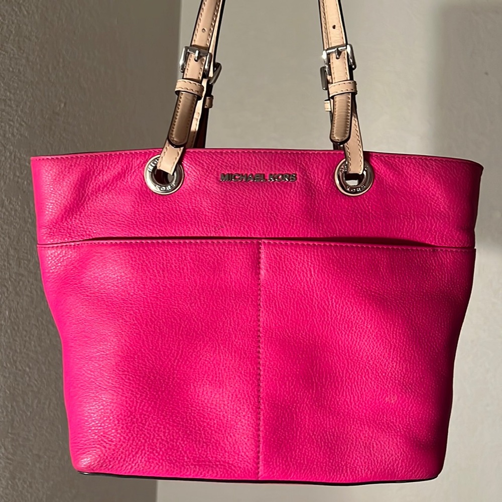 Michael Kors Large Leather Tote Bag